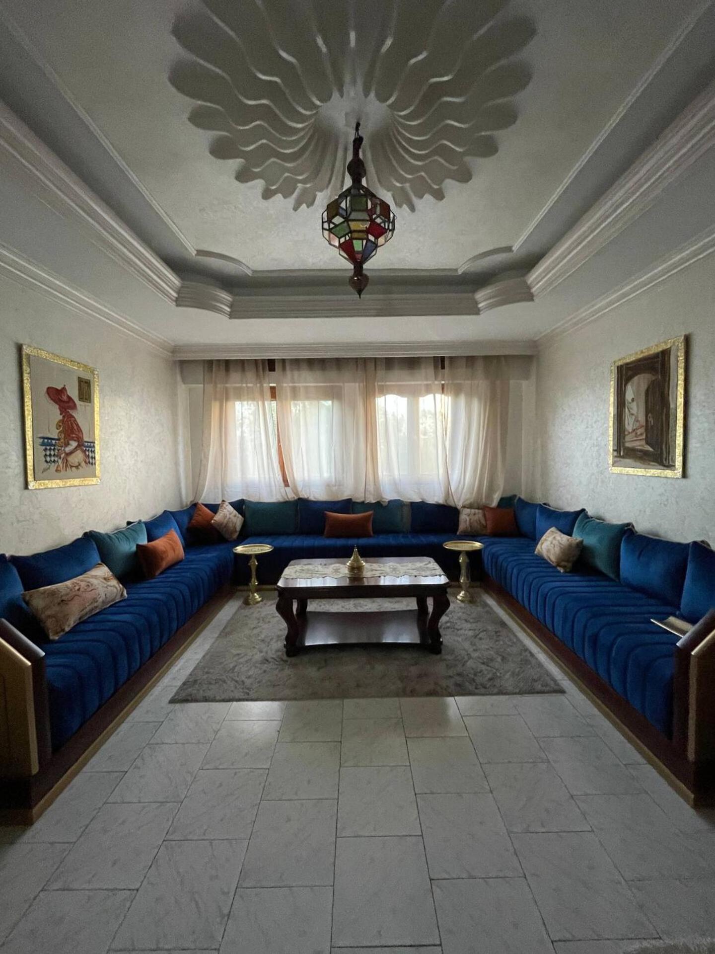 Beautiful 3-Bedroom Apt In The Heart Of แทนเจียร์ ภายนอก รูปภาพ